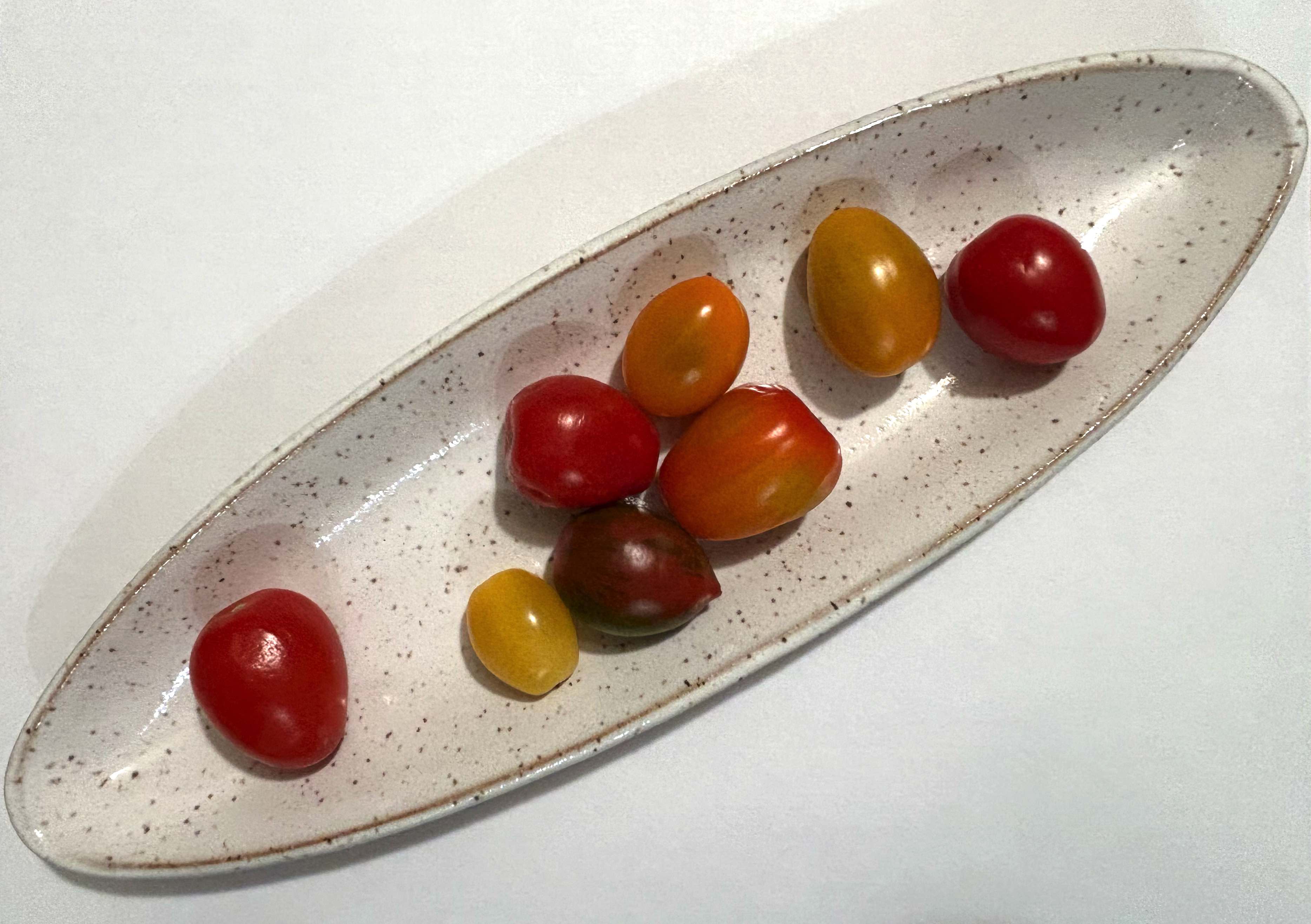 Handcrafted Ceramic Appetizer Plates (white, set of two)