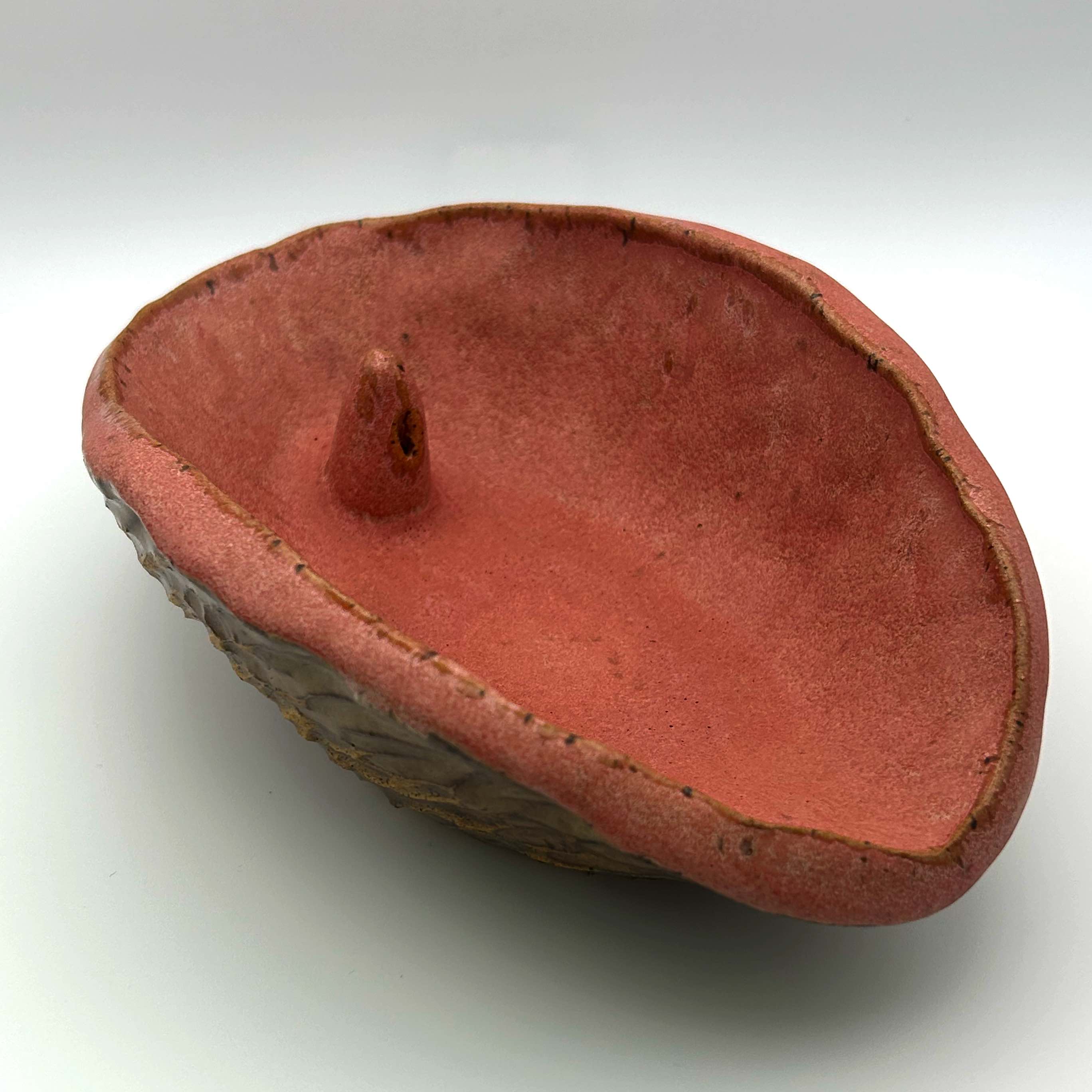 Handcrafted Ceramic Incense Holder – Pink